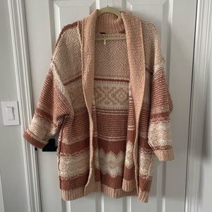 Free People oversized cardigan